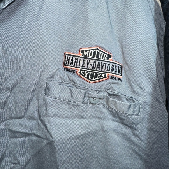 Harley Davidson Button Up Shirt Worlds Finest Motorcycles 2XL - Picture 2 of 4
